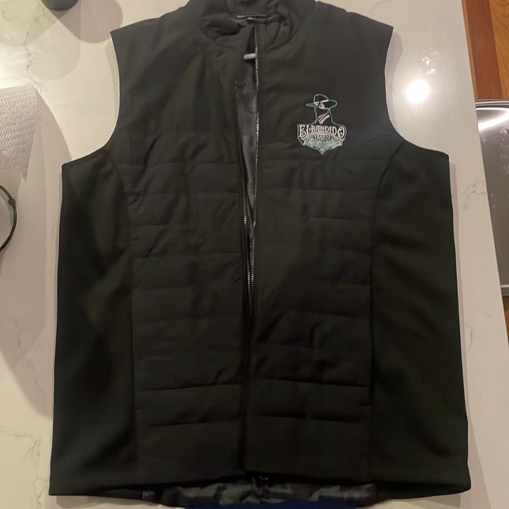 Port authority Mens vest with El Bandido Yankee Tequila logo